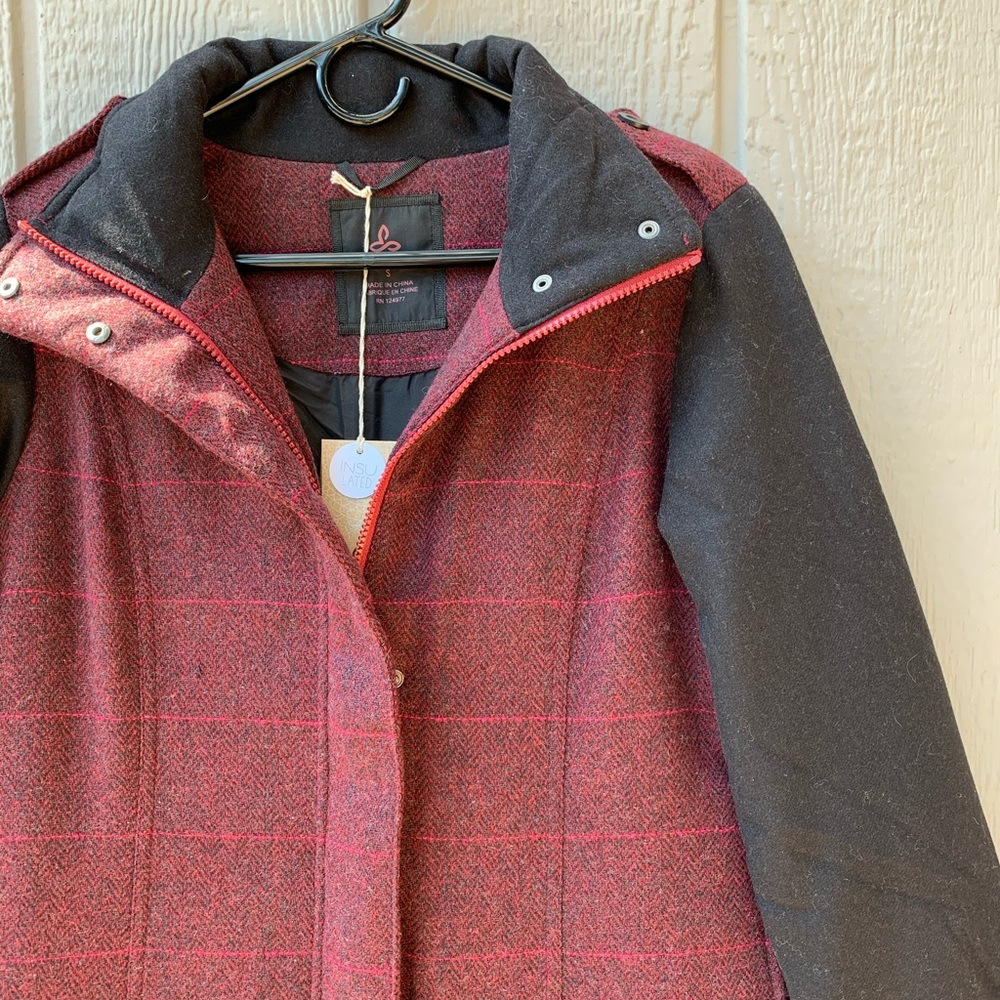 Prana convertible quilted wool Caprise jacket - Picture 7 of 16